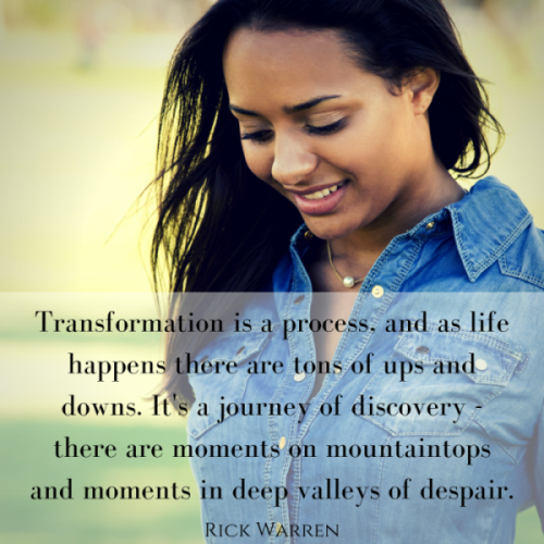 Spiritual Wednesday – Let’s Talk About Transformation